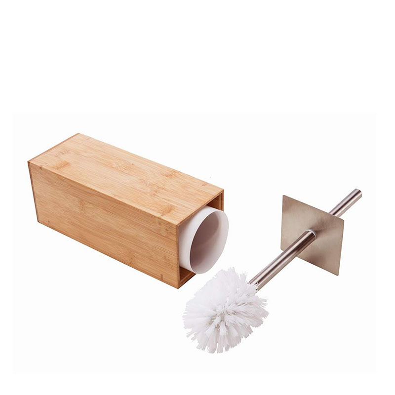 Toilet Accessories Bamboo Bathroom Cleaning Brushes
