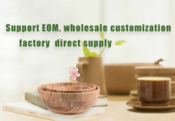 Bamboo products manufacturing factory display