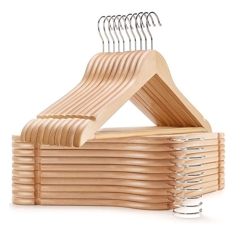 Luxury Wooden Coat Suit Hangers Clothes Hangers
