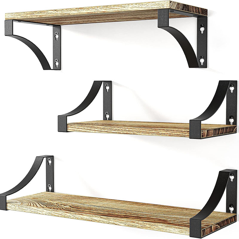 Wooden Wall Shelves Set for Home Decor