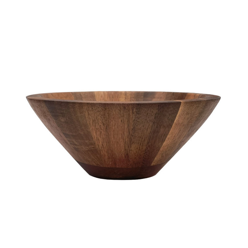 Acacia Wood Serving Bowl for Food