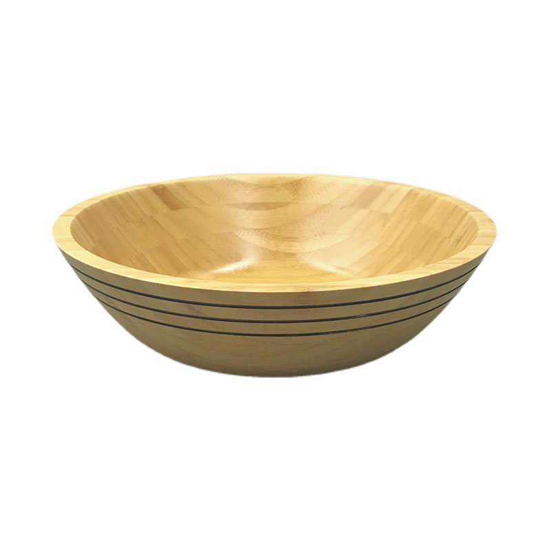 Natural Bamboo Salad Bowl Hand Made