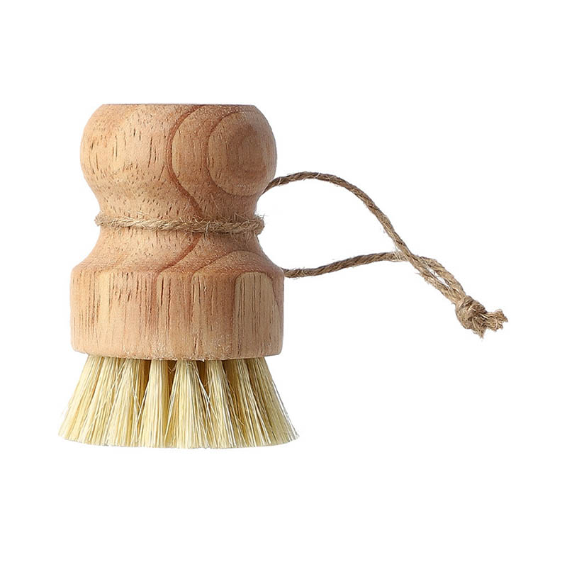 Kitchen Dish Scrub Brushes Wooden Cleaning Scrubbers