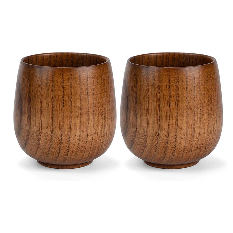 Wooden Sake Cup Natural Solid Wood Tea Cup
