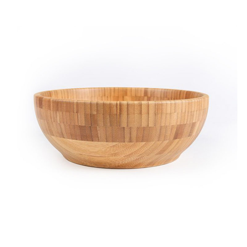 Natural Bamboo Salad Bowl Kitc