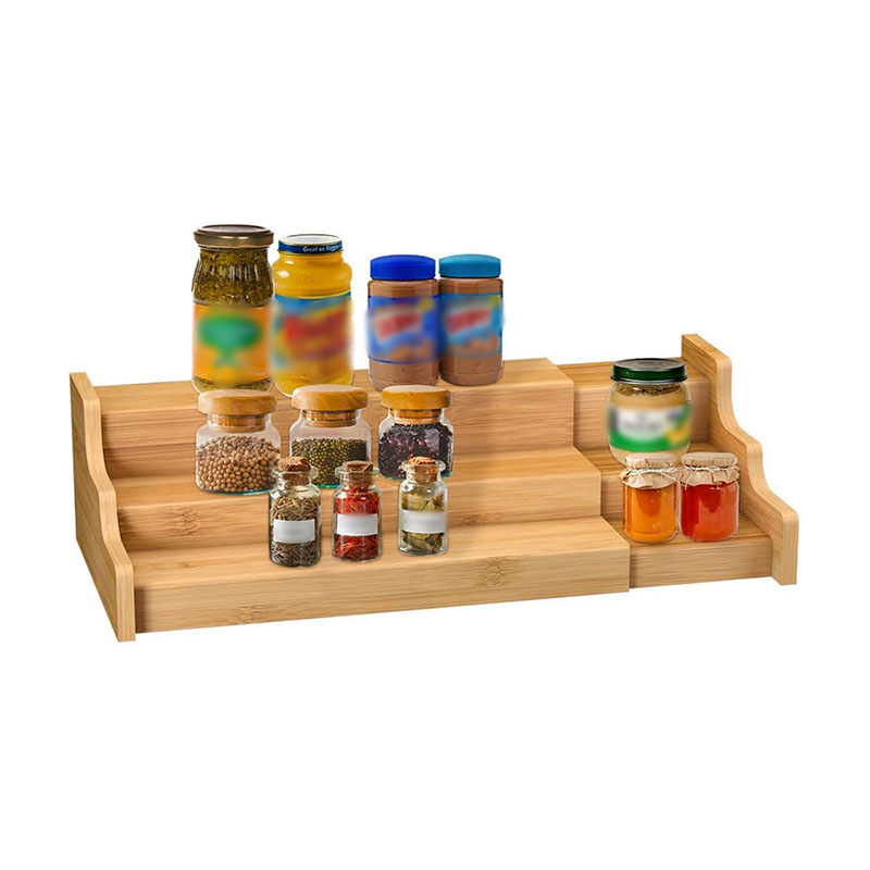 Three Layer Bamboo Seasoning Spice Rack