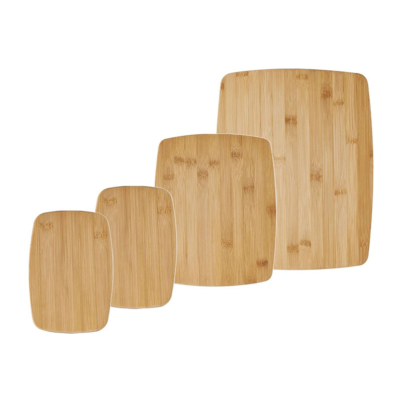 4 Piece Bamboo Cutting Board Set for Kitchen