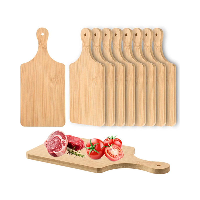 Bamboo Cutting Board with Handle for Pizza Serving