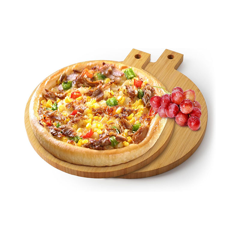 Kitchen Pizza Tray Charcuterie Board with Handle Decorative
