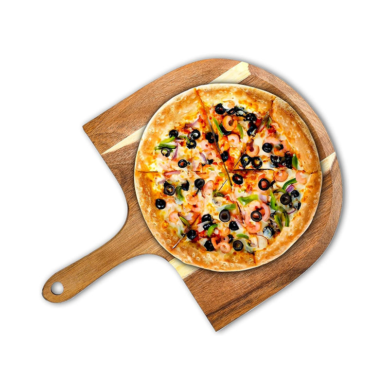 Acacia Wood Pizza Paddle Peel Cutting Board
