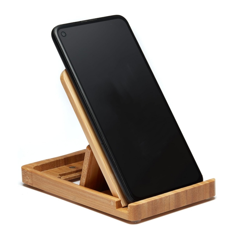High quality bamboo mobile phone holder makes your mobile phone more convenient to use