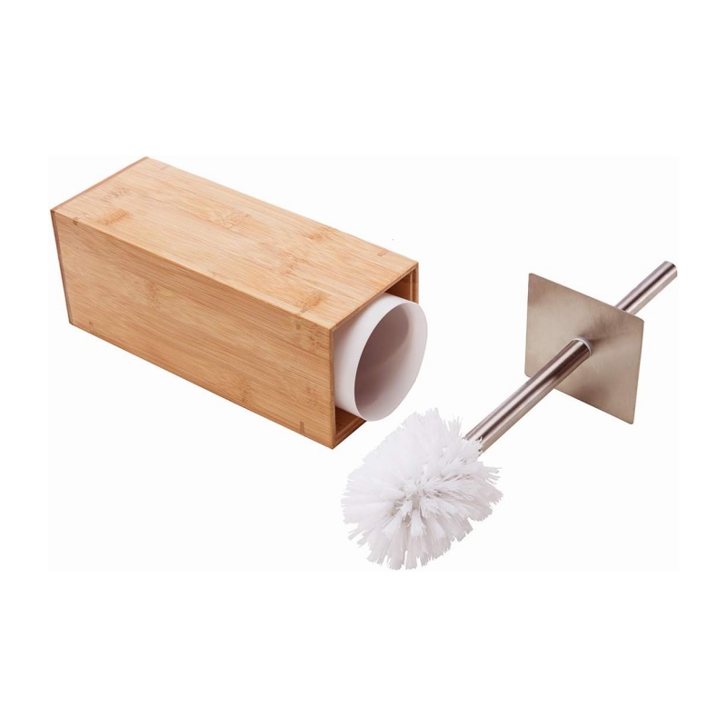 Eco-friendly bamboo toilet brush helps you keep your toilet as clean as new with ease