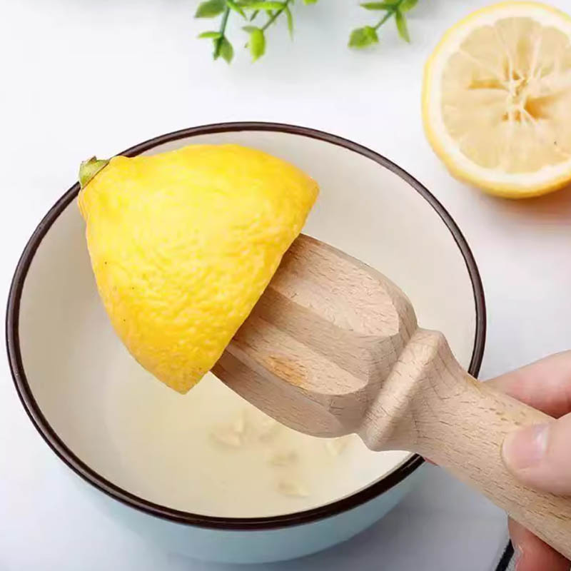 The convenient bamboo juicer is always ready to provide you with fresh juice