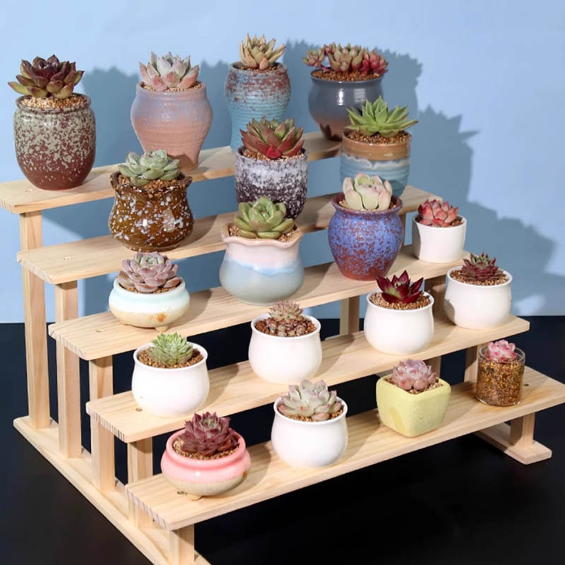 Wooden storage racks of different styles can meet your various storage needs