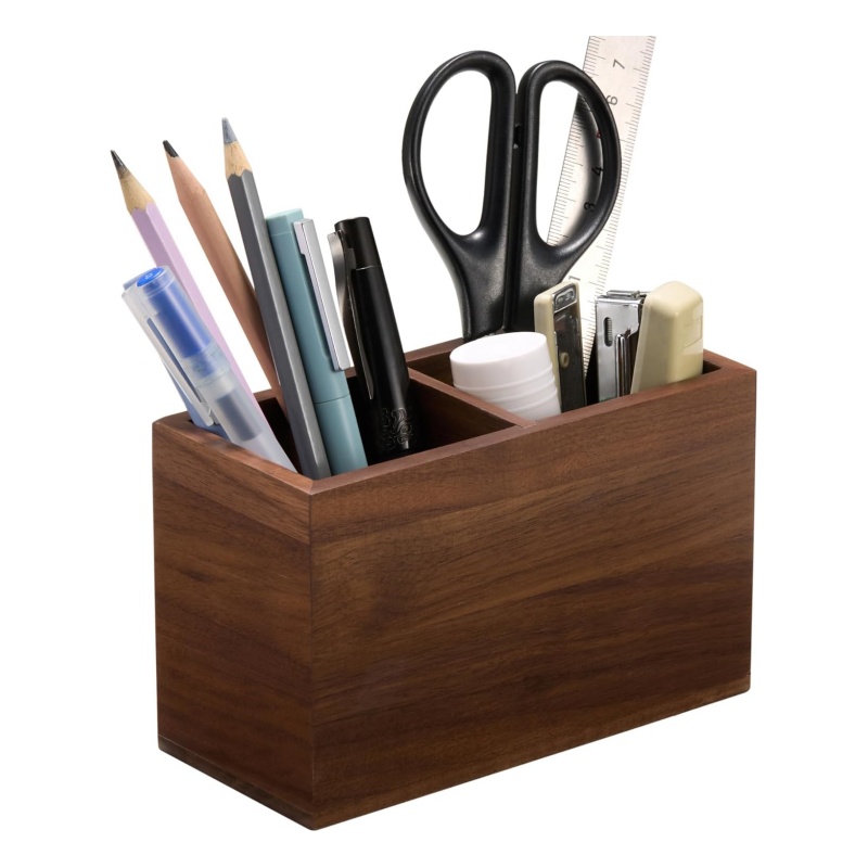 Wooden pen holders make your desk more tidy and organized