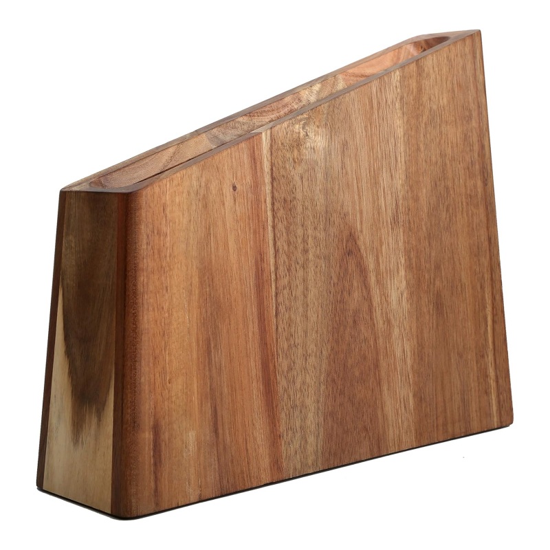How does the design inspiration of wooden knife holders lead kitchen trends