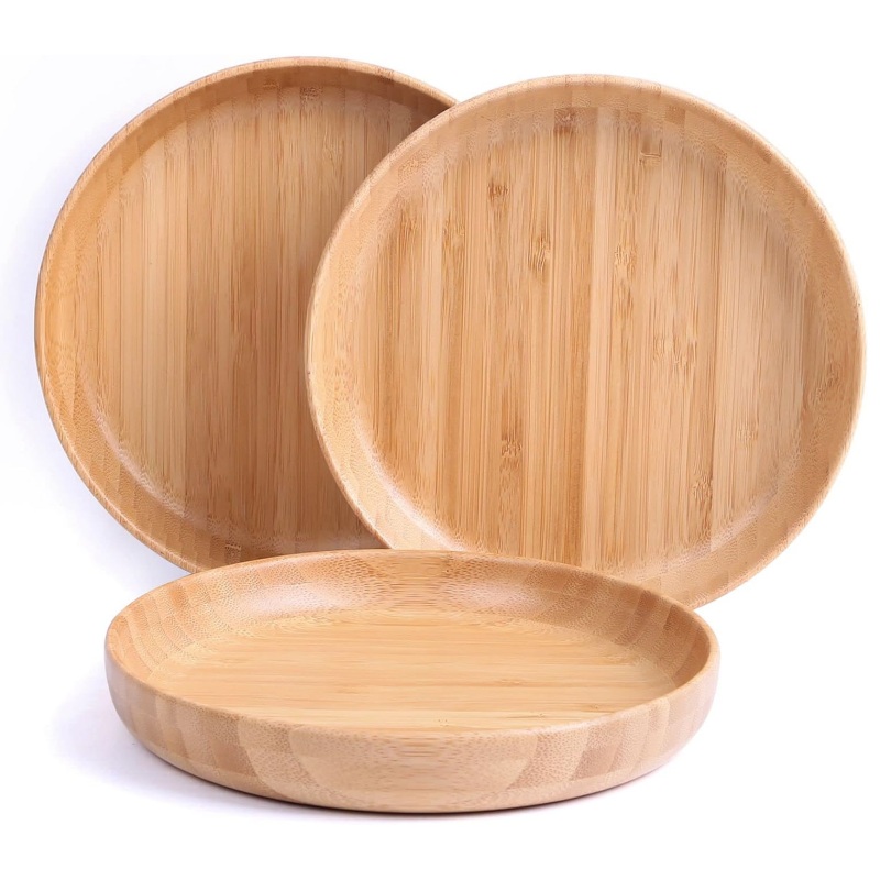 How to create a warm and natural dining atmosphere with bamboo plates
