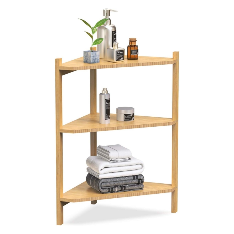 Bamboo storage racks are designed as an ideal choice for modern families