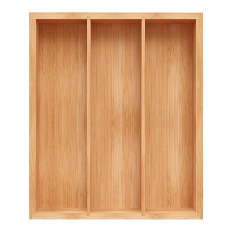 Bamboo drawers for storage create a tidy space and allow you to experience a peaceful life