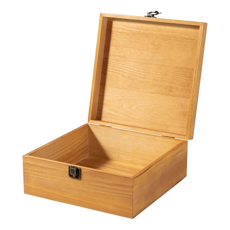 The eco-friendly choice of wooden storage boxes brings a healthy life