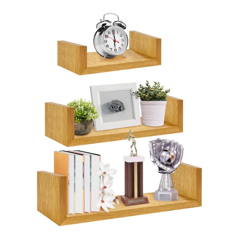 Bamboo wall hangers make wall storage no longer monotonous