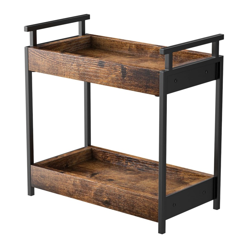 Choose wooden kitchen shelves to enhance the overall aesthetic appeal of the kitchen