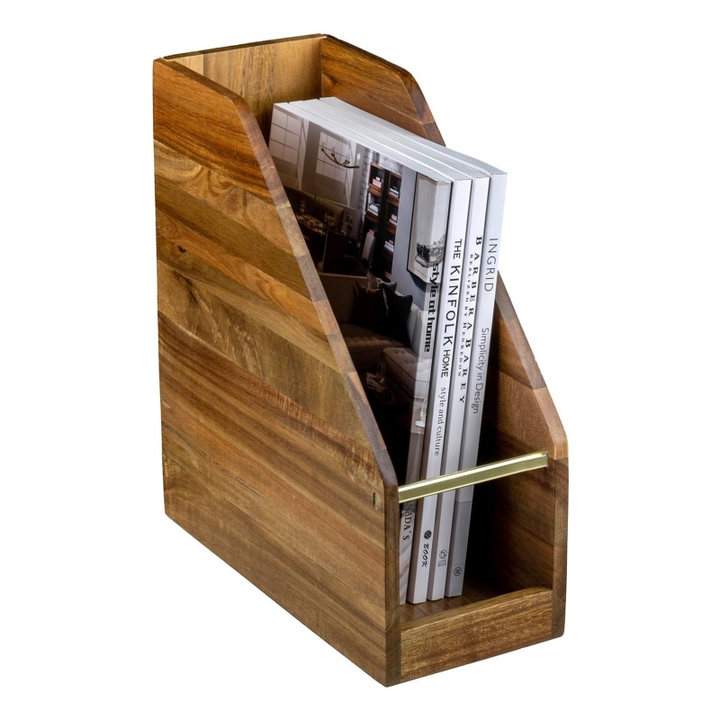How to improve the efficiency of document organization through a wooden document organization rack