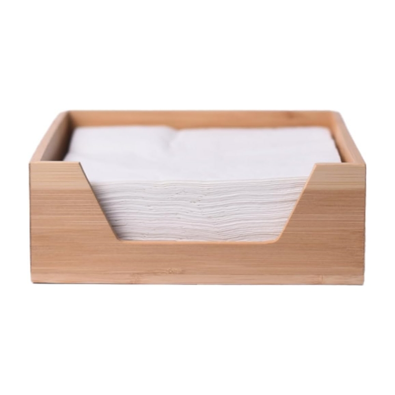 Bamboo tissue storage boxes add a touch of natural charm to your home