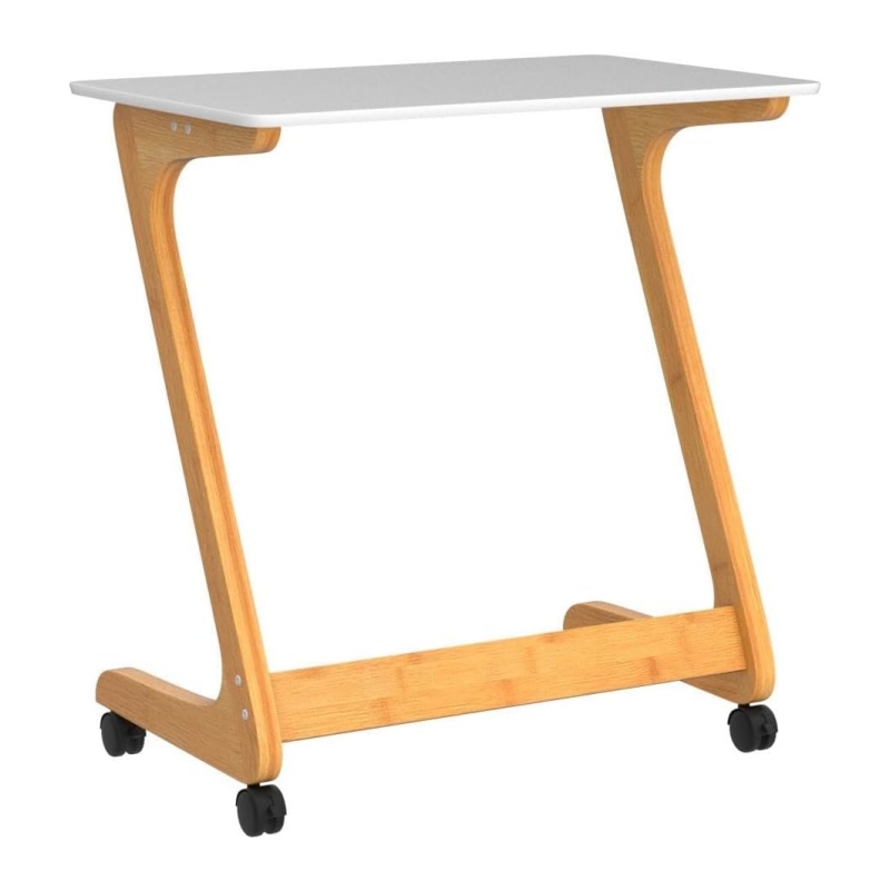 The design inspiration of the bamboo sofa side table makes the home more tasteful