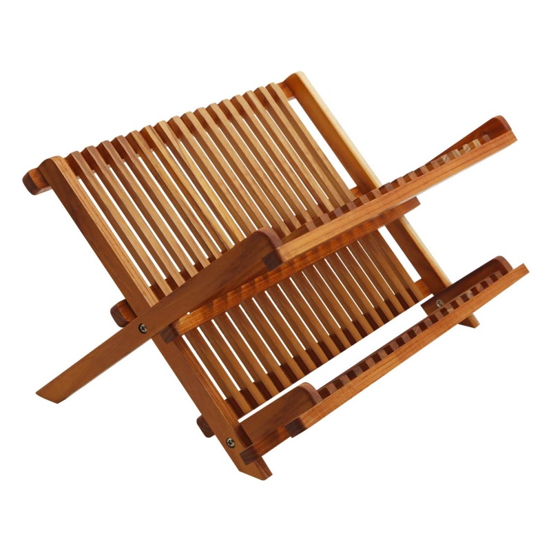 Wooden dish racks are an ideal choice for kitchen decoration