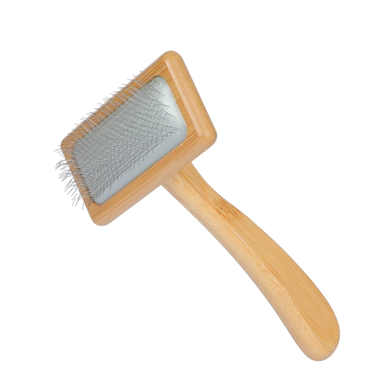 Wooden pet combs help remove tangles from pet hair