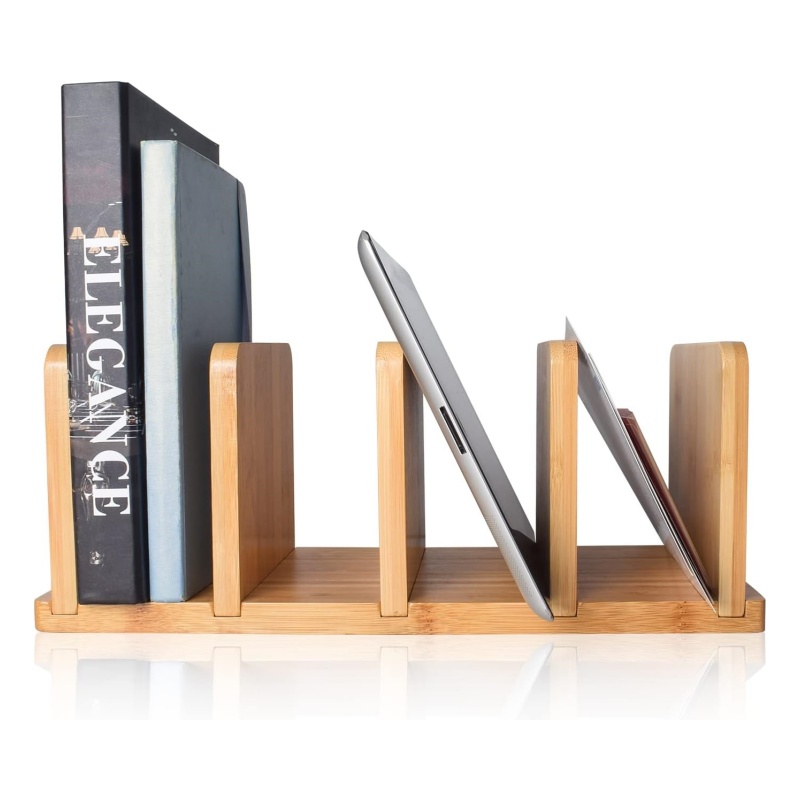 Bamboo file holder makes your desk more organized