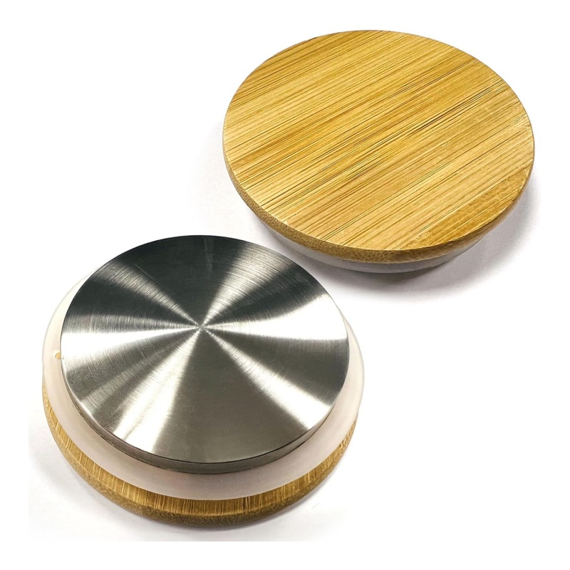 How can bamboo sealing lids help reduce household waste