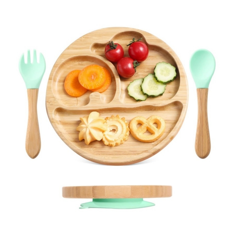 Bamboo baby tableware creates a new dining experience for babies