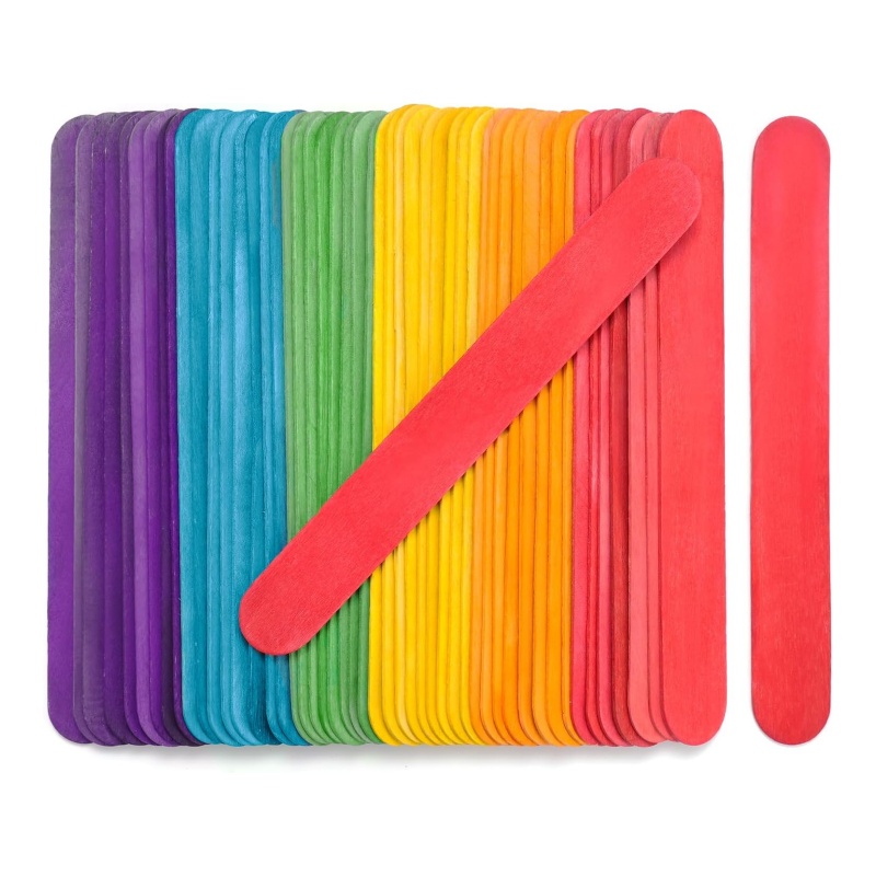 Small wooden ice cream stick creations fill your space with creativity