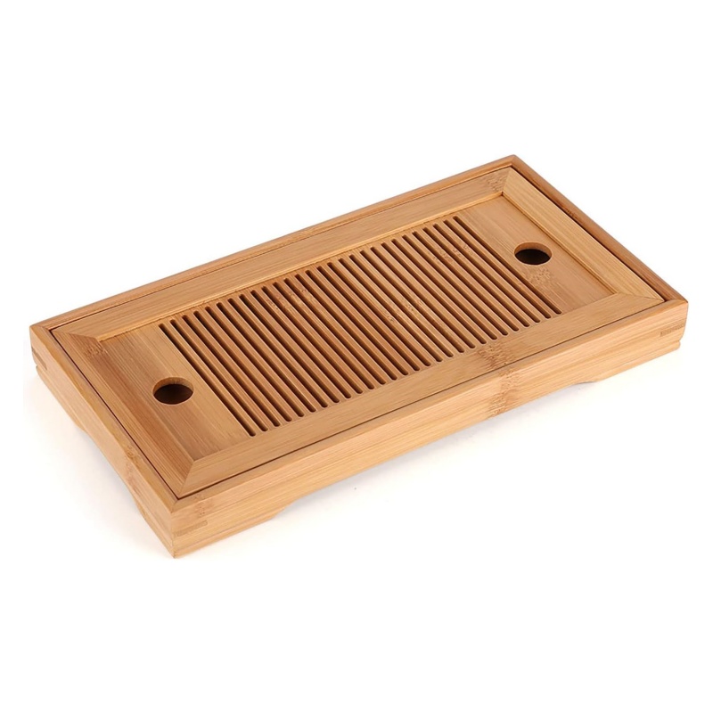 The ingenious design of the bamboo tea tray makes the tea art life more refined