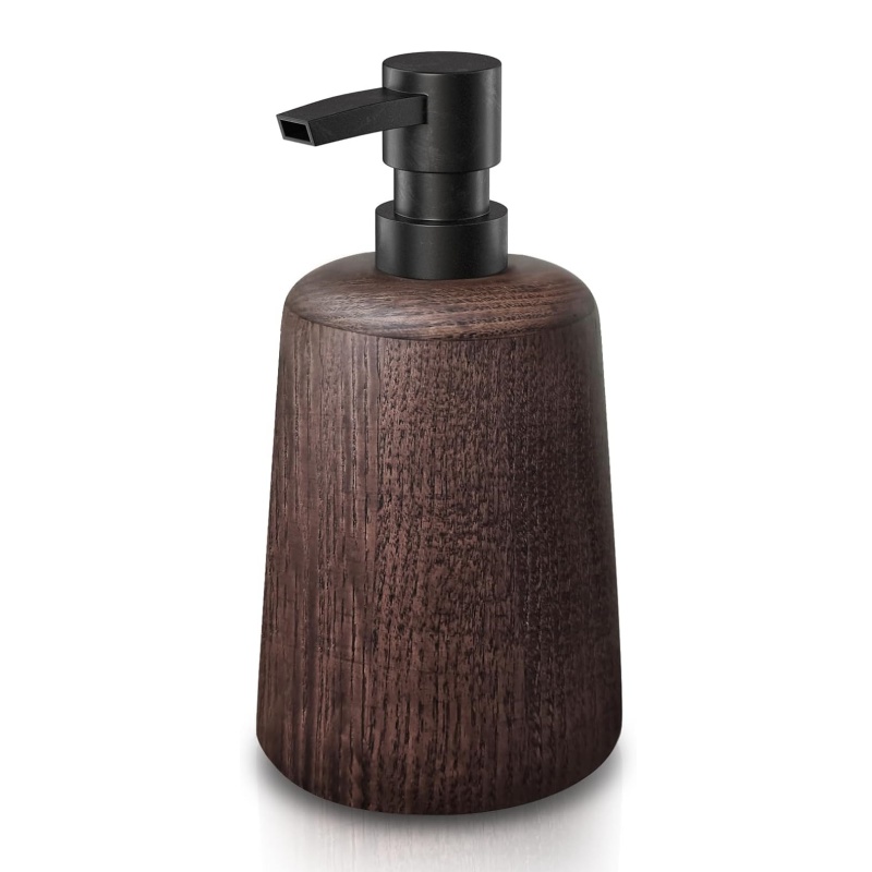 Wooden pump bottle simple design makes life more taste