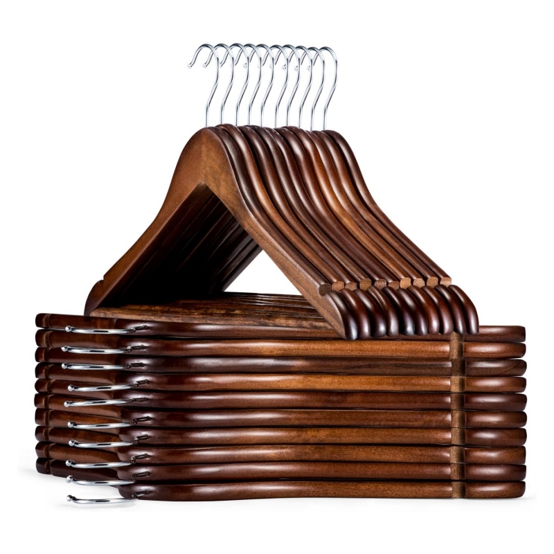 Sharing of maintenance and cleaning tips for wooden clothes hangers