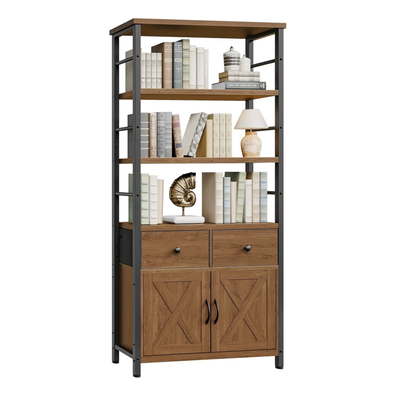 The wooden household storage rack combines practicality and aesthetics