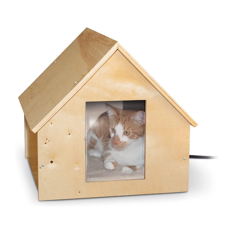 Wooden cat and dog kennels create a warm and cozy habitat for pets