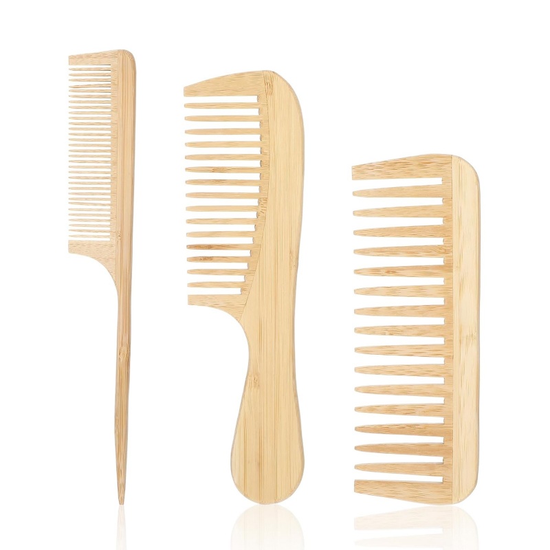 The bamboo comb is lightweight, easy to use and convenient to carry