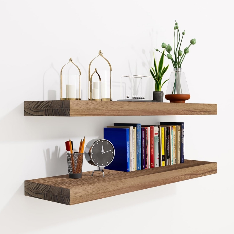 How to choose the right wooden floating shelves to create a modern home