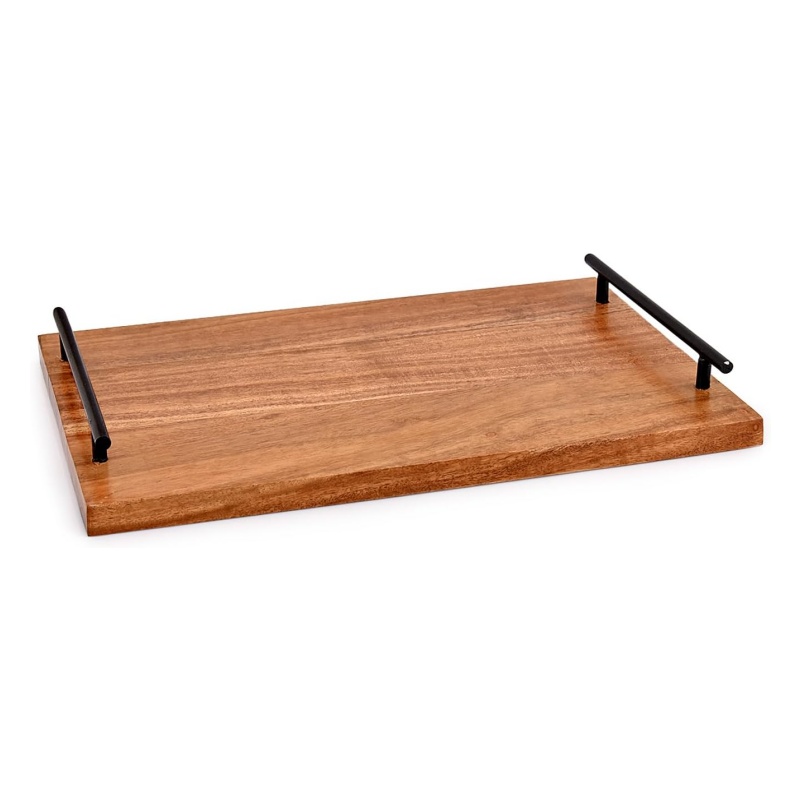 Tips for using wooden serving tray with handle