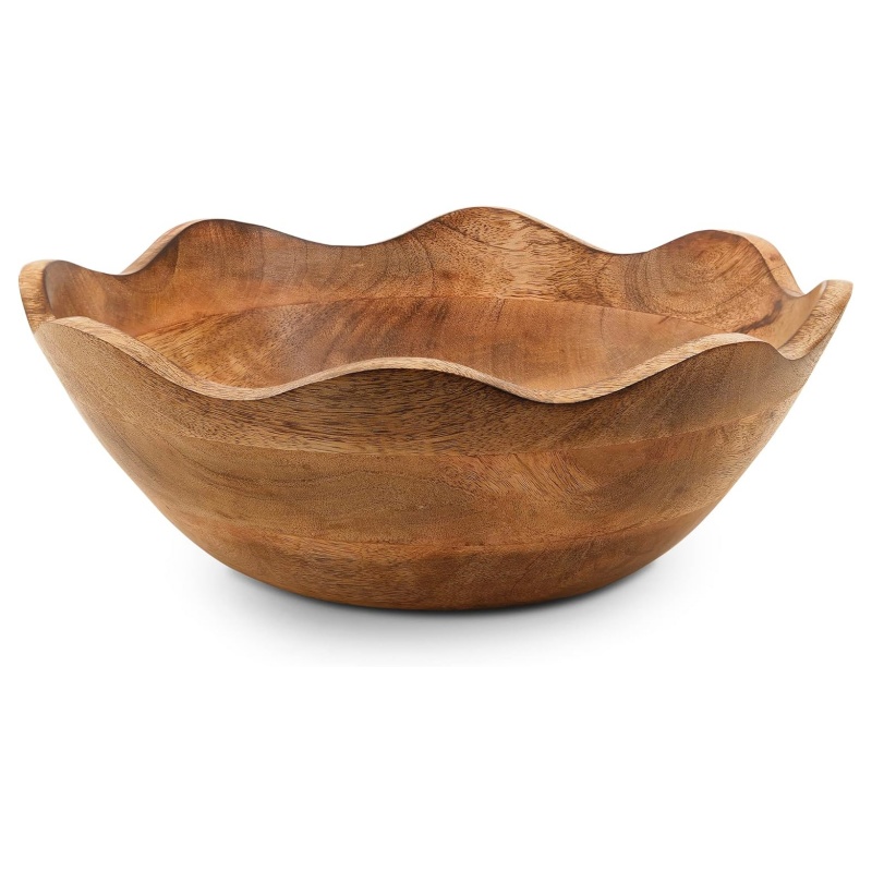 The creative application of wooden bowls from tableware to home decoration