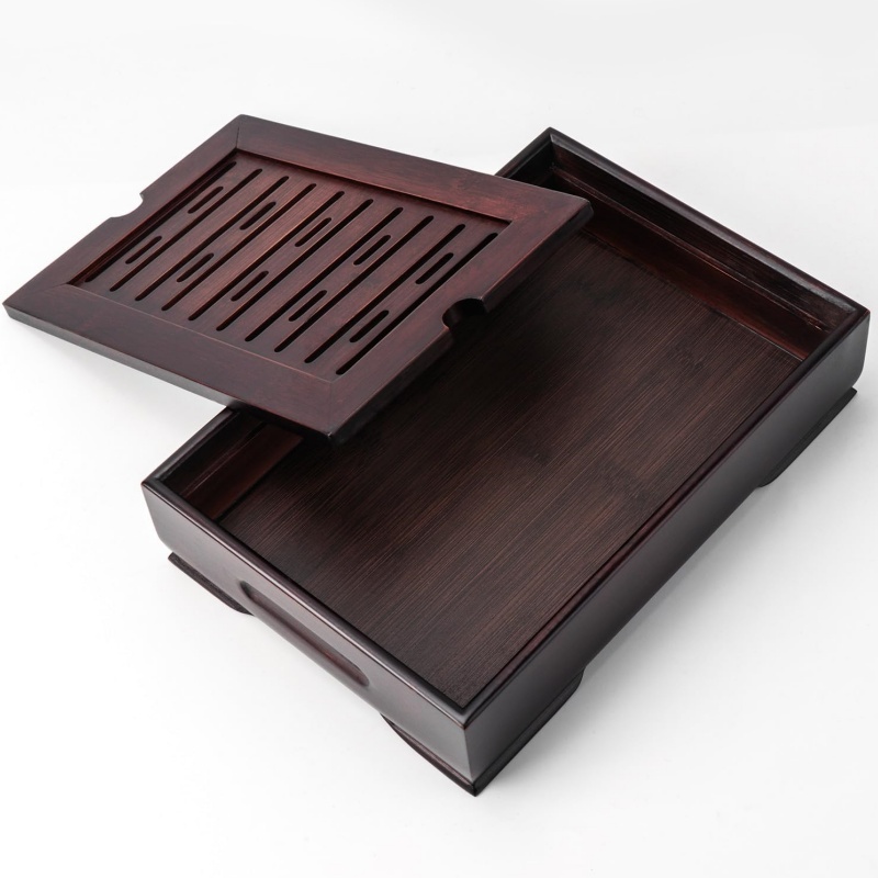 Bamboo and wooden tea trays are suitable for all kinds of tea culture enthusiasts