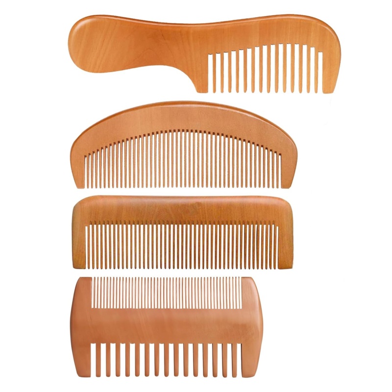Every use of wooden comb is to give hair care
