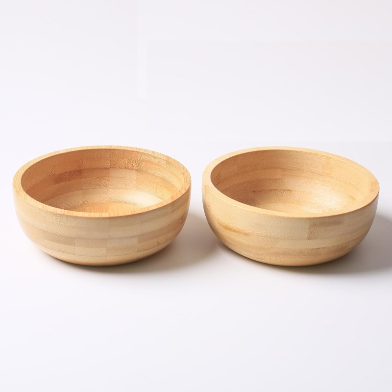 The mini bamboo bowl is not wasteful and the appearance level is high
