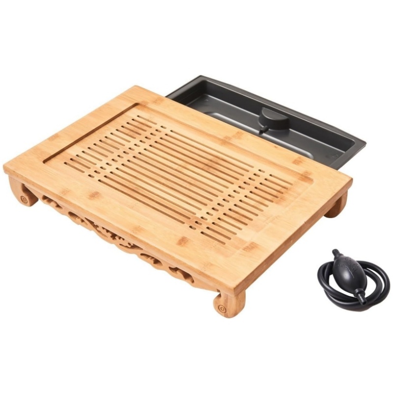 The choice of bamboo or wooden tea trays has a profound impact on the taste of tea