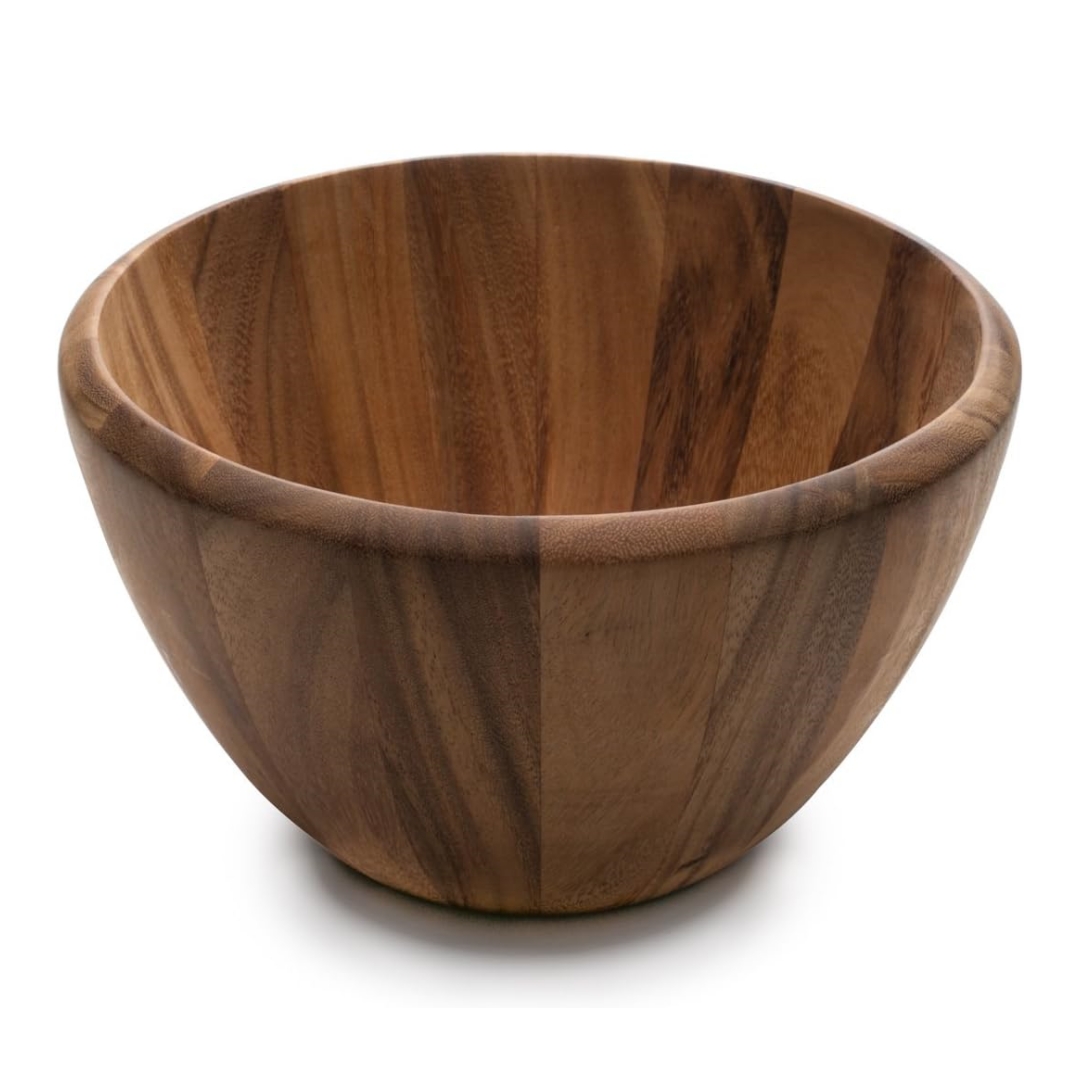 Eco-Friendly Acacia Wood Salad Bowl