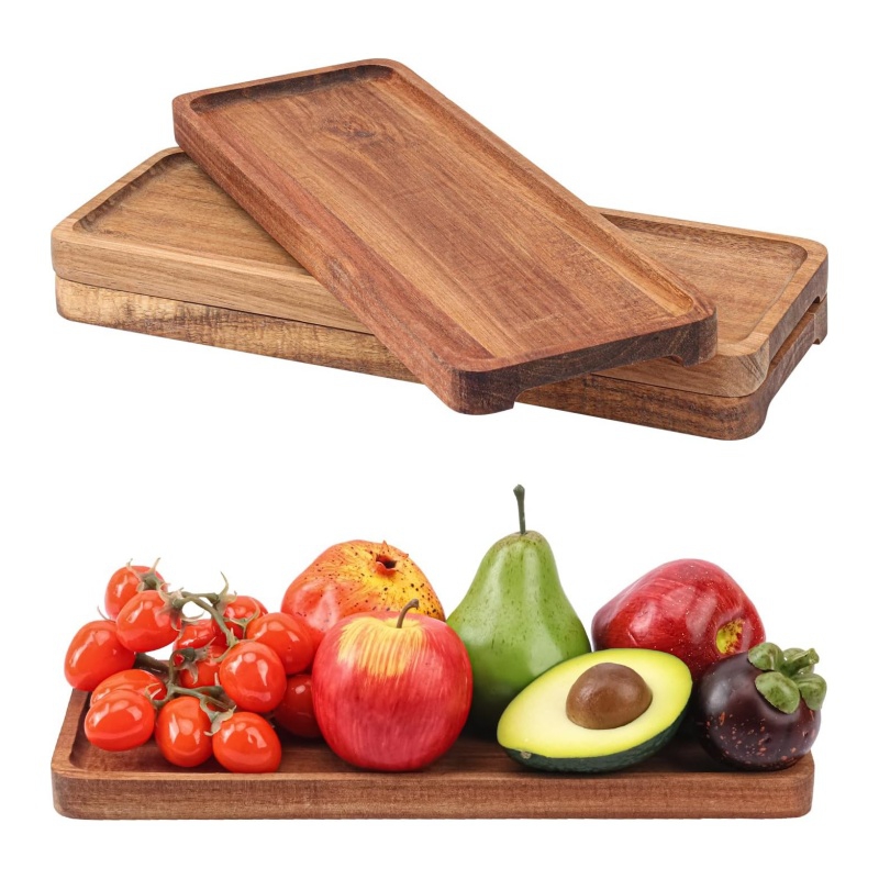 The natural grain of the wooden plate gives the afternoon tea a sense of ritual